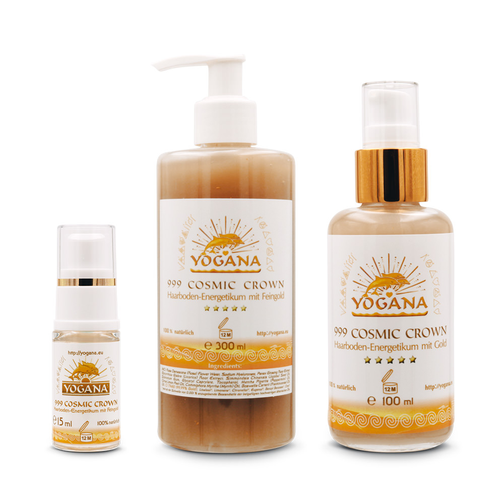 999 COSMIC CROWN Kopfhaut-Tonikum mit Gold YOGANA