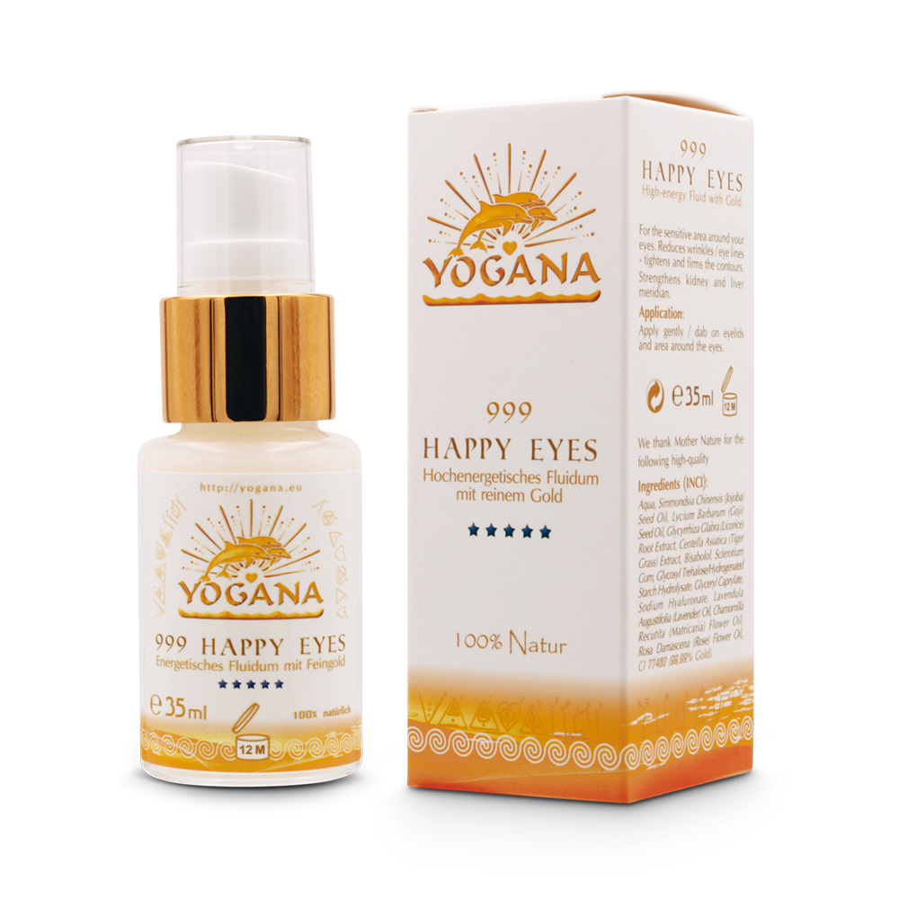999 HAPPY EYES Augenpflege-Fluid mit Feingold YOGANA