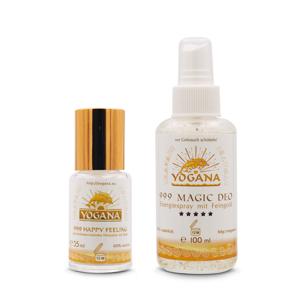 999 DEO Set 2-teilig mit 999 Feingold und natürlichen Kräutern YOGANA