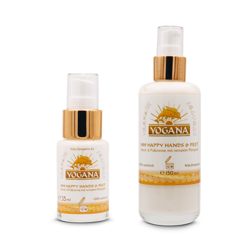999 HAPPY HANDS & FEET Hand- und Fußbalsam mit Gold YOGANA