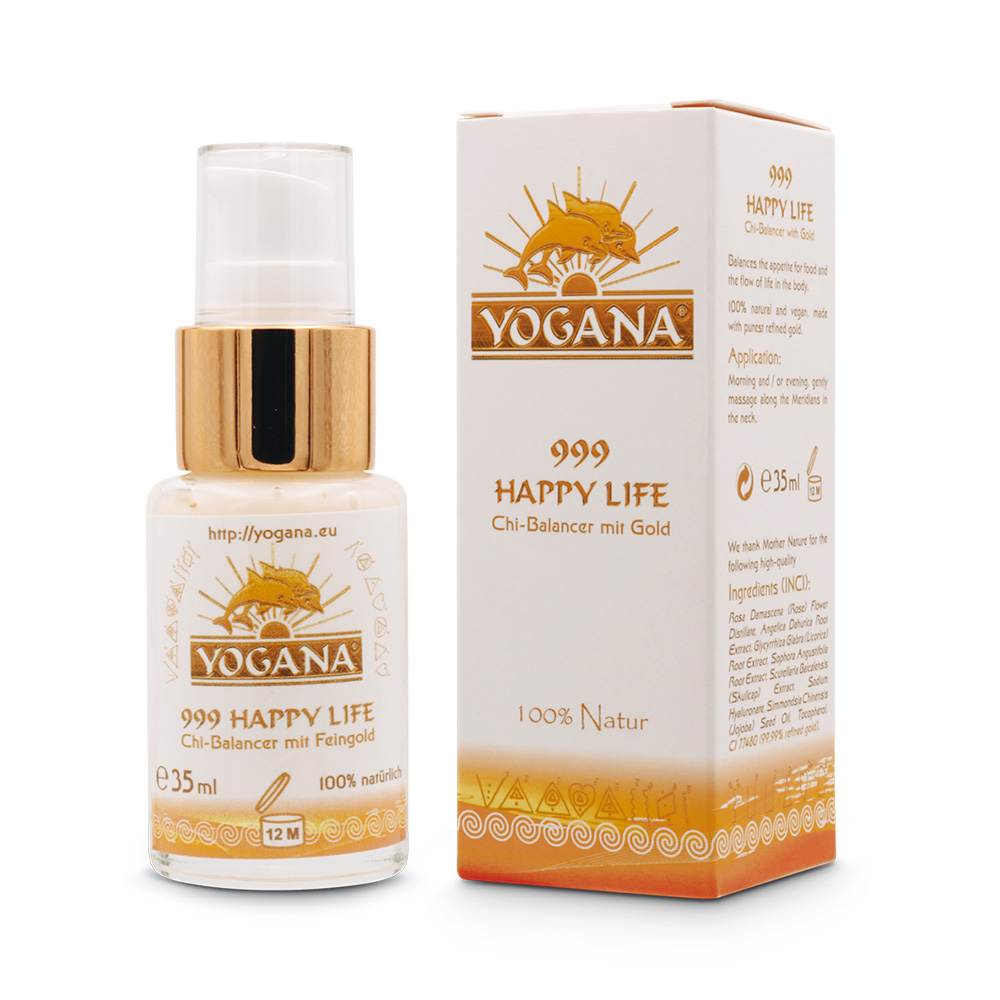 999 HAPPY LIFE Pflege-Öl mit Gold YOGANA