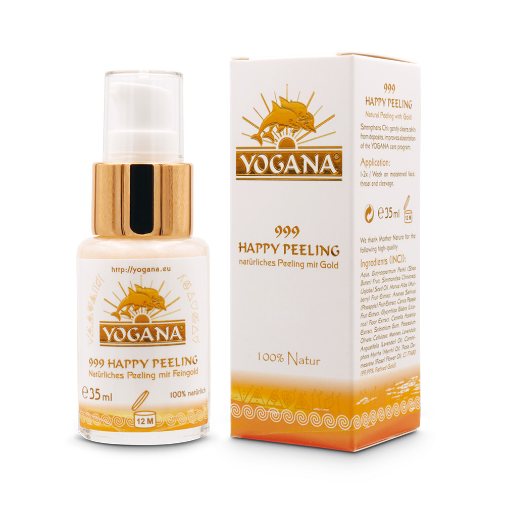 999 HAPPY PEELING natürliches Peeling mit Gold YOGANA